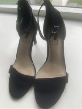 New M And S Black Evening Sandals 5.5