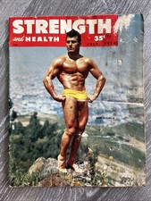 STRENGTH & HEALTH Magazine JACK LALANNE + BILL PEARL + OLY LIFT JUL 1954 V 22  7