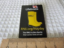 RNLI Wellington boots pin