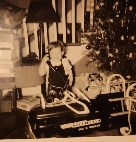 1950s photo happy - boy, xmas