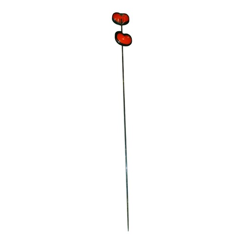 Vintage long enamel movable - long,
