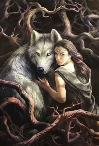 Anne stokes wolf - anne,