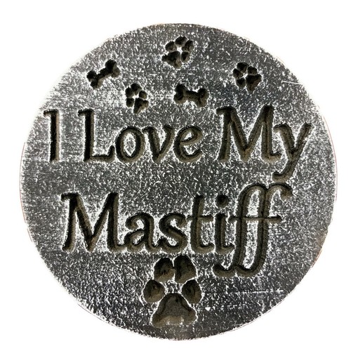 Mastiff dog mold garden
