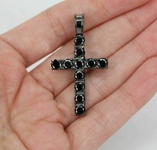 5 Ct Black Diamond Cross
