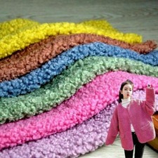 Sherpa Fleece Fabric Lamb Cashmere Faux Wool Warm Apparel Material By Yard Craft