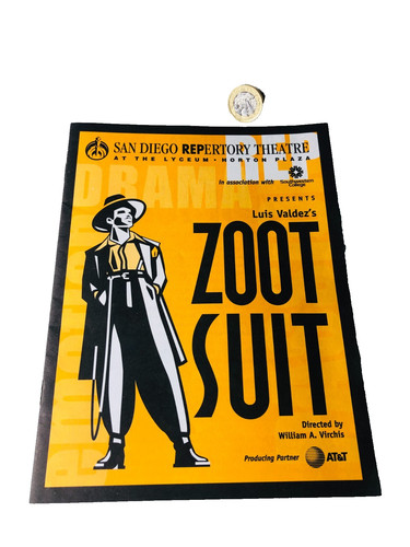 Theatre programme zoot - theatre, suit