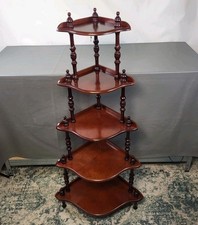 Vintage Wooden 5 Tier Whatnot