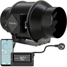 6 inch wifi APP inline fan