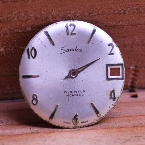 Sandoz 17j incabloc swiss - sandoz,
