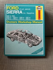 Classic Ford Sierra - Haynes Workshop Manual GLS GHIA SAPPHIRE