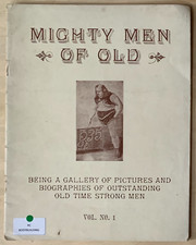 Mighty Men of Old Bodybuilding Booklet by Bob Hoffman