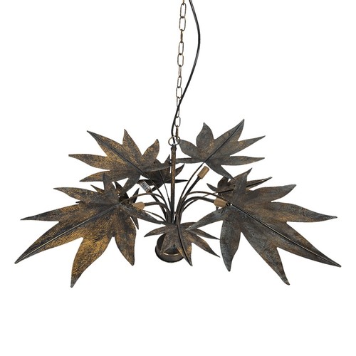 Palm leaf chandelier metal - chandelier,