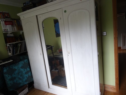 Antique door armoire - antique,