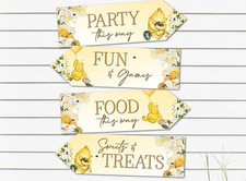 4 Winnie the Pooh Party Arrows