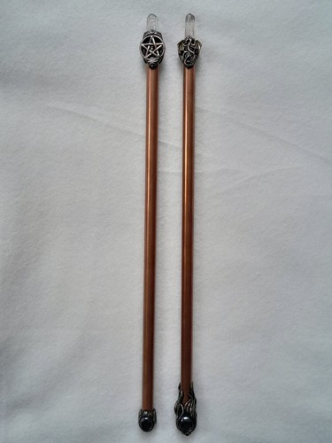 Copper wand quartz - copper, wand,