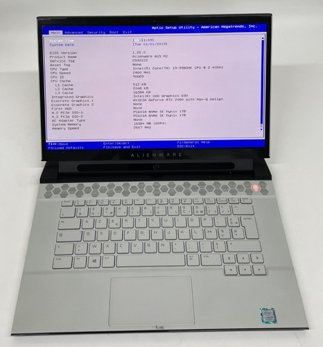 Alienware m15 i9 9th - alienware, 15.6"