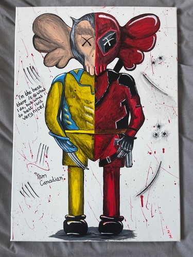 Kaws inspired painting - , on