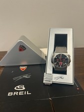 Ducati Breil Loris Capirossi Brushed Stainless Steel Watch