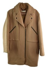 WHISTLES Beige Long Coat Chest