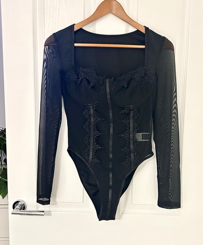 Shein women black sheer - shein,