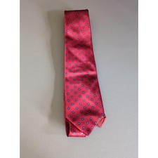 Ketch Tie Mens Red Geometric