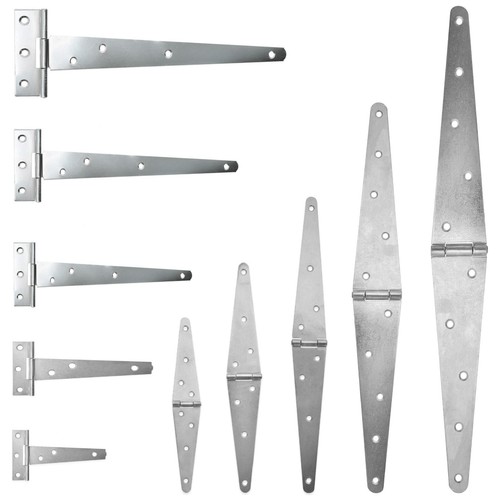 Strap hinge pair - pair, small-large