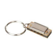 Mini Harmonica On a Keychain