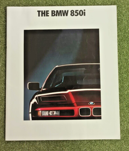 Bmw 850i brochure - brochure,
