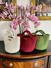 Handmade Crochet Tote Bag 100%