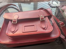 Zatchel Red Leather Satchel