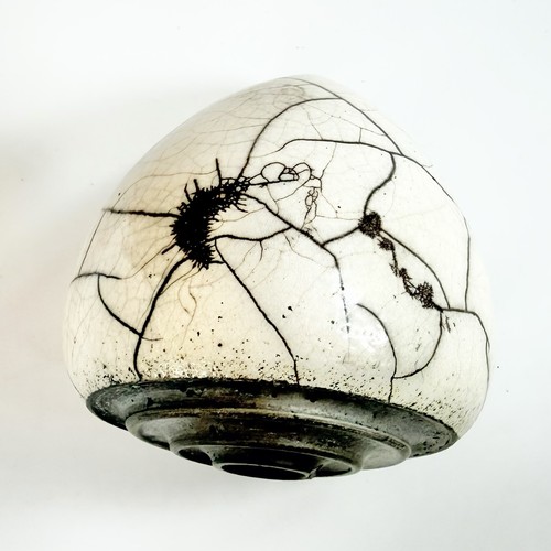 Eric moss raku ceramic seed - eric,