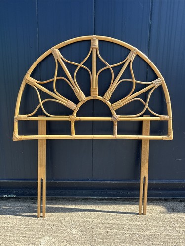 Vintage rattan bamboo single - bamboo,