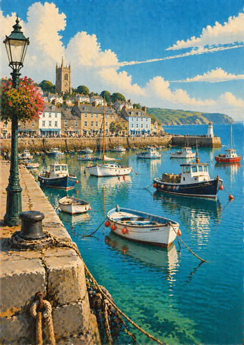 596 penzance harbour cornwall - harbour,