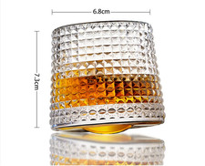360°Rotating Whiskey Glass