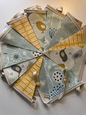 Handmade Oilcloth Bunting -