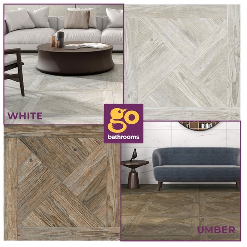 Natural wood effect square - natural,