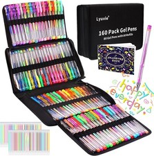 160 Pack Glitter Gel Pens Set