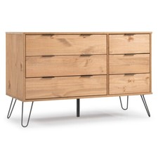 Bravo Furniture | Ashford 3+3 Drawer Wide Chest of Wood
