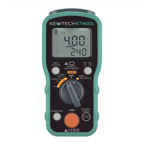 Kewtech kt400dl loop impedance - kewtech,