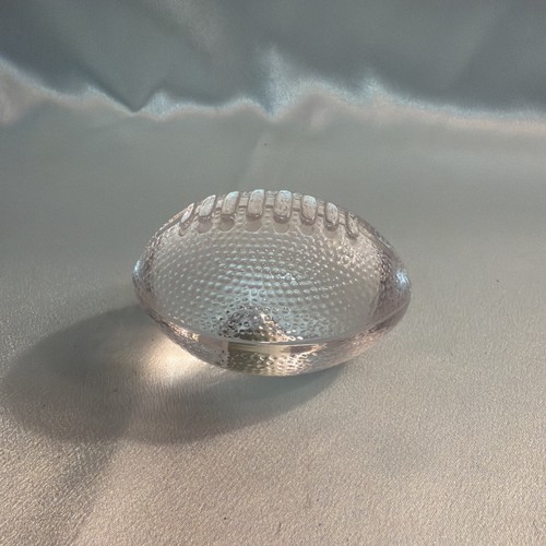 Lead crystal football - lead,