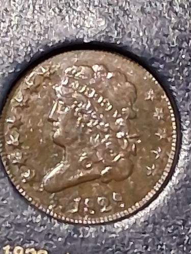 1828 classic head - half, cent