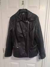 WallisBlack Faux Leather Biker