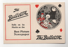 Single Whist Score Card - The Bulletin, Best Picture Newspaper. Scotland's Own