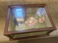 Vintage Teddy Bears Diorama Picnic Miniature Handmade Display Musical Working