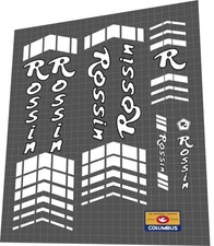 ROSSIN SUPER RECORD 1983 FRAME STICKER SET