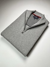 M&S Blue Harbour Grey 1/4 Zip