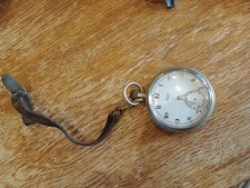 An antique solid silver cased