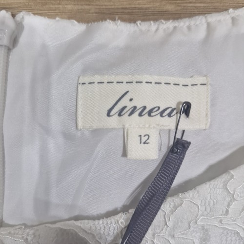 Linea white lace detail pencil - white,