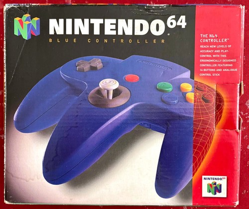 Nintendo n64 blue - n64,