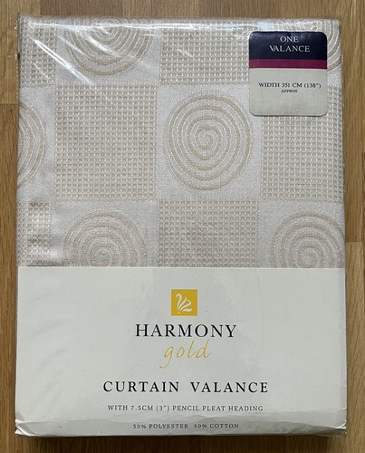 Harmony gold one curtain - gold,
